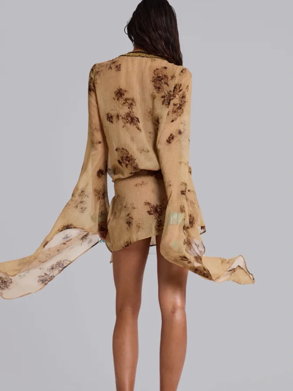 Jaded London Wrap Mini Dress